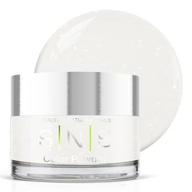 SNS Healthy Natural Nails SNS Nail Dip Powder Colors, Gelous Color Dipping Powder - Classic White (White) - Long-Lasting Dip Nail Colors for Healthier Nail Beds - Low-Odor Nail Color for Professionals & At-Home DIY - 0.5 oz