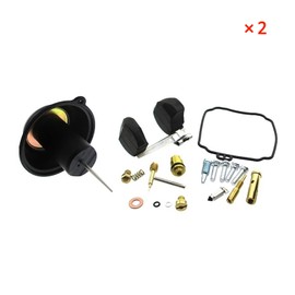 Carburetor Rebuild Kit for Yamaha Virago XV 125 XV 250, Route 66 V Star 250 XV250, V Star 650 XVS650 Carb Repair (2 Sets)