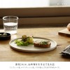 ideaco WAMONO 24 kuro Plate, Flat Plate, Diameter 9.4 x