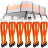 6 Car Door Hook Straps with Double Loops - Universal
