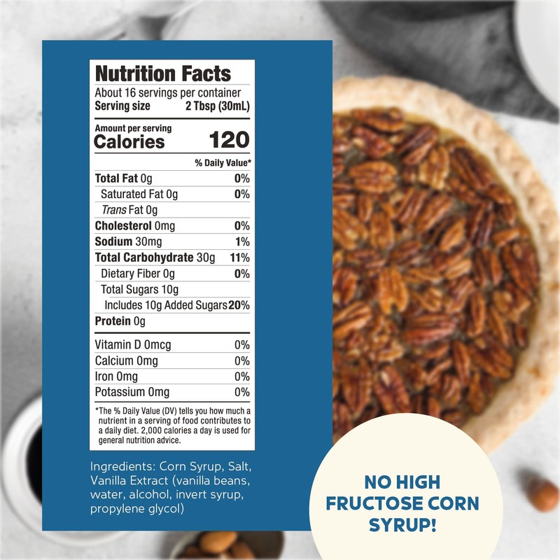 Haddar Light Corn Syrup 16oz (2 Pack) Made with Real