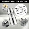 Regadera para Fregadero de Cocina, 2 Modos Extensor de Grifo