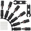 DYVIAHOME MC4 Solar Connectors, 6 Pairs Solar Panel Connectors, IP67