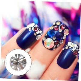 Healeved 2pcs Nail Art Rhinestone Charms Style Quality Flatback Gems for Clothing Crafts and Headdress Decoration