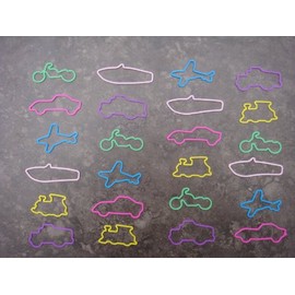 Silly Bandz Fun Shapes - 24 Pack