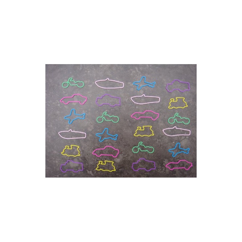 Silly Bandz Fun Shapes - 24 Pack