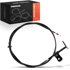 A-Premium Front Hood Latch Release Cable with Handle Compatible with Honda CR-V CRV 1997 1998 1999 2000 2001, 75.6 inch, Replace# 74130S10A11ZA, 74130S10A11ZB