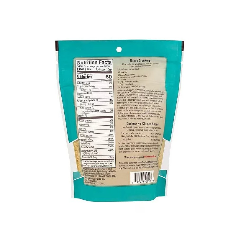 Bob`s Red Mill Bob'S Red Mill Yeast Nutritional Lg Flke