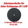 Agora-Tec 1.5W solar pond pump 1.5 Watt Hmax .: 155l