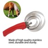 Stainless Steel Curry Comb,Reversible Metal Horse Curry Comb Horse Curry