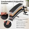 KOTEK Sit Up Bench, Adjustable Ab Bench with Cushioned Seat