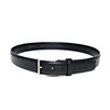 KIETH Men's Belt, Antique Style Punched Leather, Black, 1.3 inches