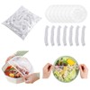 Pack of 300 Cling Film with Elastic Band, Food Covers,
