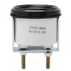 Quartz Hour Meter, 12-36V DC AC 6 Digit Accurate Round