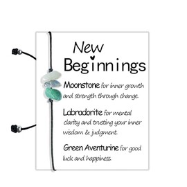 MKISHINE New Beginnings gift Crad, New Beginnings Gifts for Women Farewell Going Away Gifts for Coworker, Inspirational Encouragement for Friends, Divorce Breakup Get Well Gift