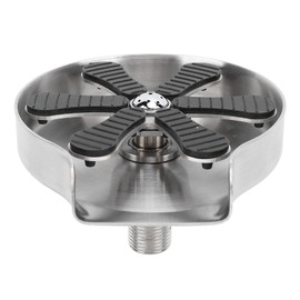 Automatic Cup Washer High Pressure Glass Rinser Press Type Stainless Steel Cup Cleaner for Bar Kitchen Sink Short Steel Legs