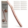 Eyebrow Razor, AIFKUGY Manual Face Razor, Reusable Razors with 10pcs