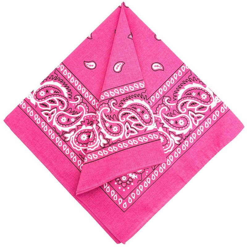MDSTYLE 100% Cotton Bandana for Men & Women 22" x
