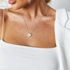 AMIREUX Lucky Clover Necklaces for Women, Dainty Gold Necklace 14k