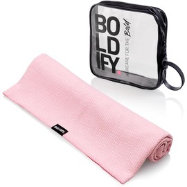 Boldify - Toalla de microfibra de secado rápido para mujer, para cabello fino y rizado, antiencrespamiento, para cabello, de secado rápido