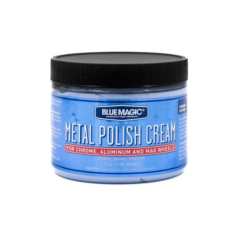 Kit 2 Abrillantadores Crema Para Metales Blue Magic 396g Azul
