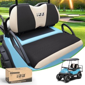 10L0L Golf Cart Seat Covers Universal for Yamaha Club Car Precedent Standard Front Seats, Breathable Mesh Bench Seat Cover, No Drilling Seat Cushion, All-Season Comfort Cool in Summer & Warm in Winter