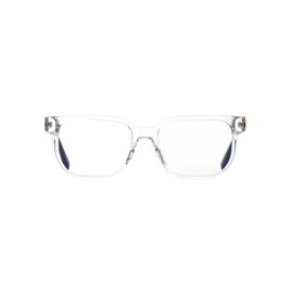 Elton John Mod Mens Women's Acetate Designer Blue Light Glasses Gloss Crystal Clear Silver Star 54mm