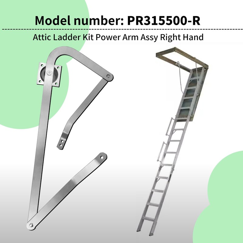 XQK PR315500-RH Attic Ladder Kit Power Arm Assy Right Hand