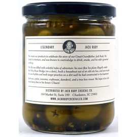 Jack Rudy Cocktail Co Vermouth Marinated Green Pitted Olives