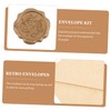MAGICLULU 18 Sets Invitation Envelopes Vintage Stationery Envelope Kit Retro