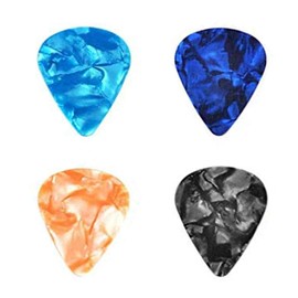 4pcs Guitar Picks Guitar Plectrums for Electric, Acoustic, or Bass Guitar including 0.46mm 0.71mm 0.96mm 1.2mm