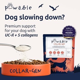 Collagen for Dogs | Dog Joint & Mobility Supplement with Hydrolysed Bovine & Eggshell Collagen | Supports Hips, Joints & Stiffness | Award-Winning | 225g Powder