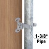 Chain Link Fence Gate Latch with Screws, 1-3/8" Wall Mount