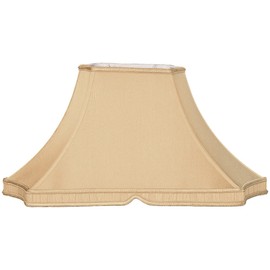 Royal Designs, Inc DDS-29-20AGL (8 x 4.25) x (20.5 x 10) x 12.5 Rectangle Inverted Corner Gallery Designer Lamp Shade, Antique Gold