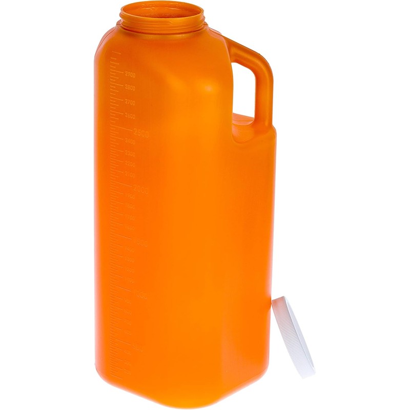 Large Male Urinal with Leak Proof Screw Cap Lid (3000