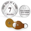 AtSKnSK 7 Months Sobriety Coin 1-12 Months Sobriety Coin AA