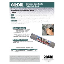 Oil Dri L90908 15" W x 60" L Universal Heavy Weight Bonded Perforated Roll, 1-Roll