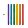 Gusto [200 Count] 4.5 Inch Colored Popsicle Sticks for Crafts