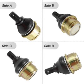 Saihisday 4Pcs Upper Lower Ball Joint kit 51375-HP5-601 Replacement for Honda Rancher TRX400 TRX420 Foreman TRX450 TRX500 Pioneer 500 Rincon TRX680 1998-2022