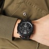 Men Wrist Watch with Alarm Clock Fashionable 30m Waterproof Backlight