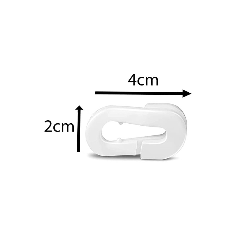 Football Goal Net Clips [80 Pack] Soccer Netting Clip Fits