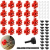 PACIOCEAN 20Pcs Automatic Chicken Water Nipple,Chicken Waterer Nipples, Anti-Leak Automatic