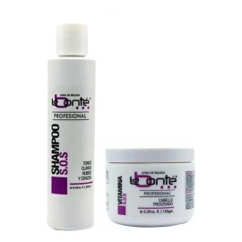 Kit Matizador Shampoo Y Mascarilla Sos Labonte Rubios Platin