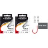 Economy set: 2 packs of Jenzi tied trout hooks (20