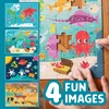 Chuckle & Roar - Space, Ocean, Safari, World Map Puzzles