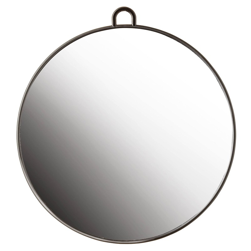 Kosmetex Friseur-Spiegel, Salon Handspiegel m. Öse, rund Ø 29 cm…