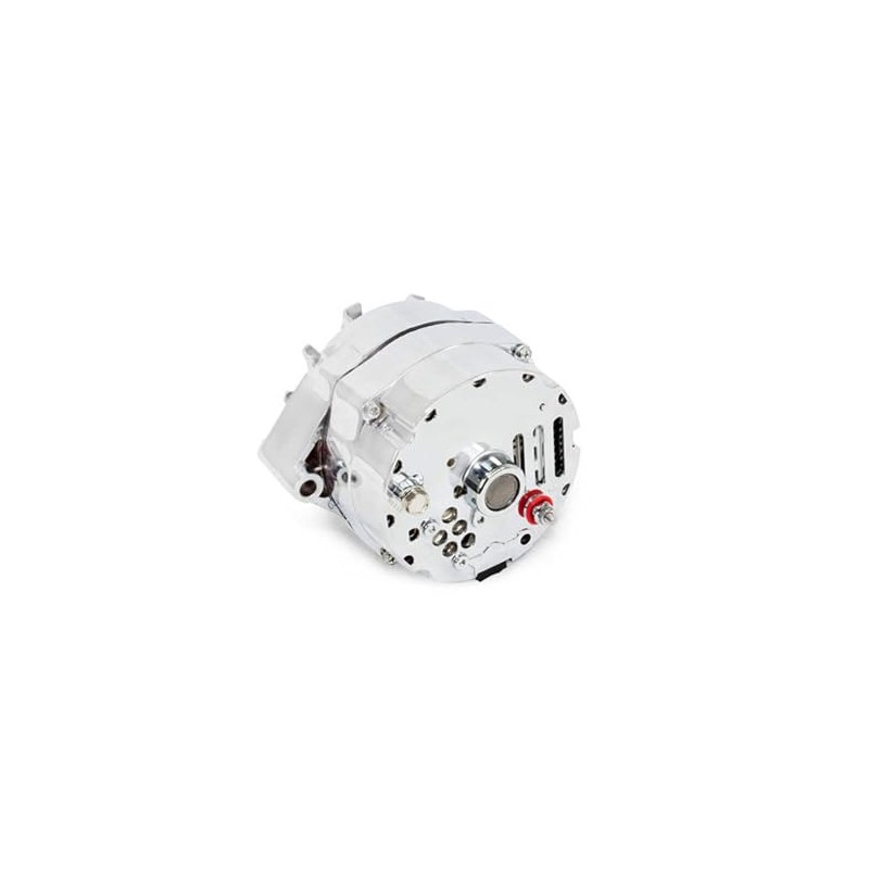 Top Street Performance ES1001C Chrome 110 Amp Alternator with 1/3