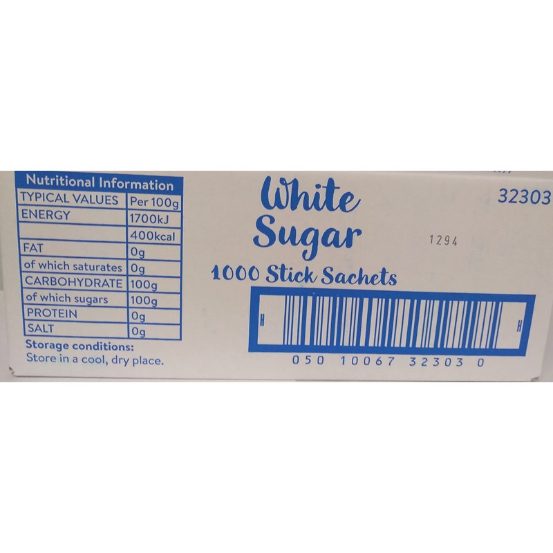 100 Silverspoon White Sugar Sticks & 100 Silverspoon Demerara Sugar