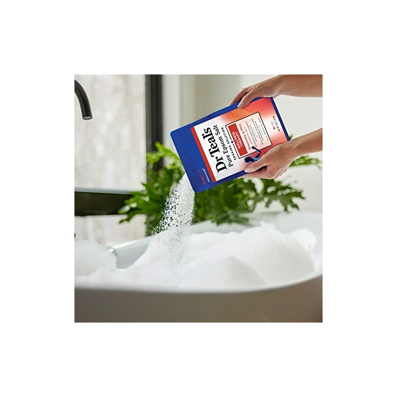 Dr Teal's Pure Epsom Salt Soak, Wellness Therapy with Rosemary