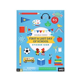 Petit Collage First & Last Day of School Sticker Sign